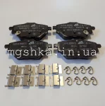 Тормозные колодки задние MG HS оригинал SAIC (CBI, серебр. супорт)